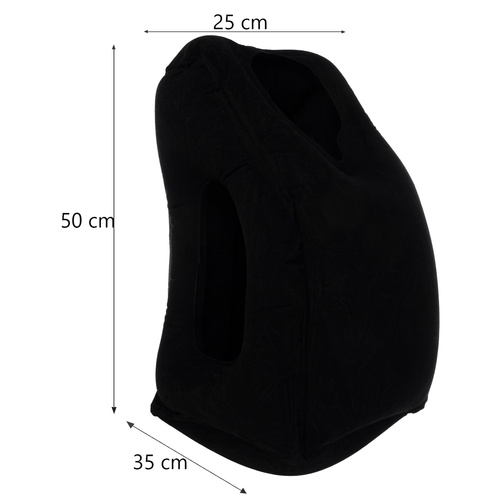 Nafukovací cestovní polštář – ergonomický polštář s opěrkou hlavy a rukou