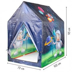 Детска шатра за игра с красив космически мотив