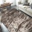 Praktický koberec do obývacího pokoje s jemným vlnitým vzorem v neutrálních barvách - Rozměr koberce: Šířka: 60 cm | Délka: 100 cm