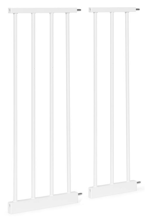 Barieră de siguranță albă pentru scări și uși, 74–132 cm