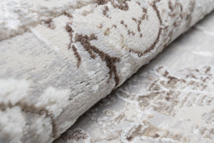 SAHARA Modern mintás vintage szőnyeg világos bézs színű  és szürke  - Méret: Szélesség: 160 cm | Hossz: 230 cm