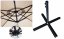 Veľký záhradný slnečník so stojanom
