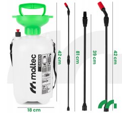 Tlakový ručný postrekovač MalTec MasterSpray 5L