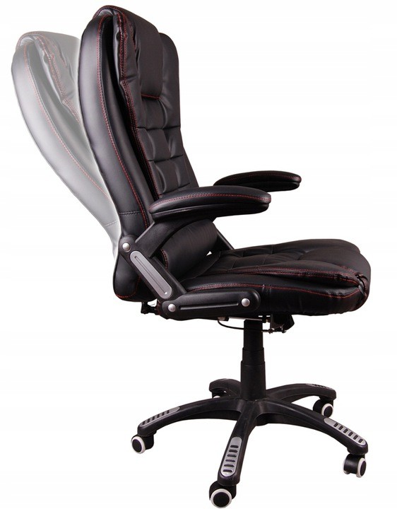 Polohovatelná kancelářská židle v černé barvě