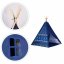 Палатка Типи, къщичка за игра за деца в синьо