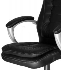 Eleganten pisarniški stol v črni barvi