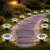 Illuminazione solare a LED per giardino 12 pezzi IP65