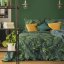 Kvalitné bavlnené posteľné obliečky zelenej farby