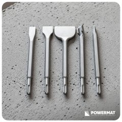 Set dlijeta SDS PLUS 5 kom za beton - dlijeta i dlijeto za čekić PM-ZD-5T
