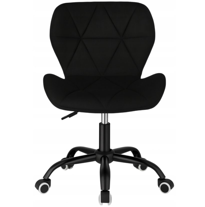 Scaun pivotant de birou ergonomic - catifea - Culoare: Violet