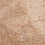 Hochwertiger runder Teppich in einer universellen beige Farbe