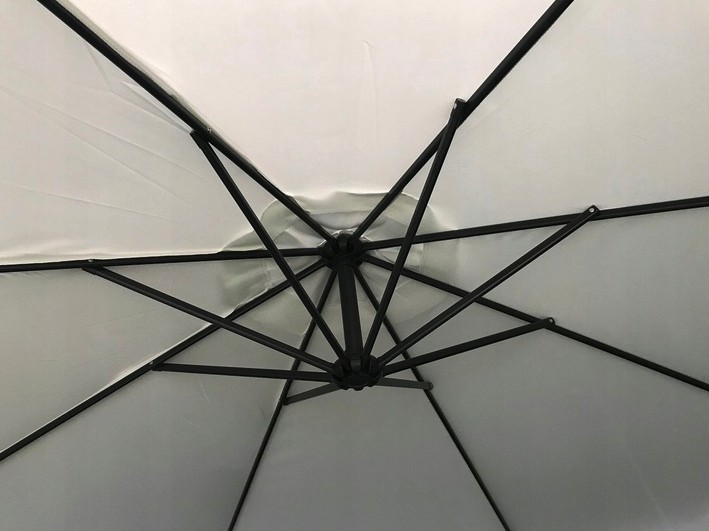 Veľký záhradný slnečník so stojanom CAPPUCINO