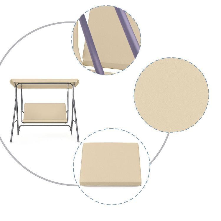 Ersatzsitzkissen für Schaukel in beige