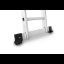Multifunkčný hliníkový rebrík 4 x 3 stupne - 150 kg + plošina