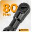 Kompaktná pneumatická račňa – 80 Nm