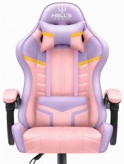 Геймърски стол HC-1004 розово-лилаво