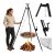 Záhradný gril Kaminer Tripod – trojnožka s nastaviteľným roštom 70 cm