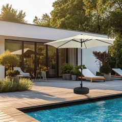 Skládací slunečník s naklápěním - 210 cm