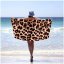 Ručnik za plažu s leopard uzorkom 100 x 180 cm