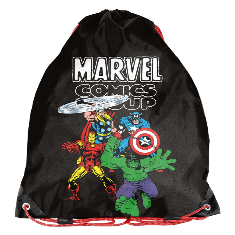 Školski set Avengers Marvel Comics – ruksak, vrećica i sportska torba
