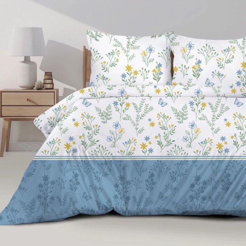 Prémiové bavlnené obliečky lúčne kvety