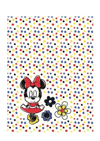 Tečkovaná dětská deka s myškou Minnie Tečkovaná dětská deka s myškou Minnie