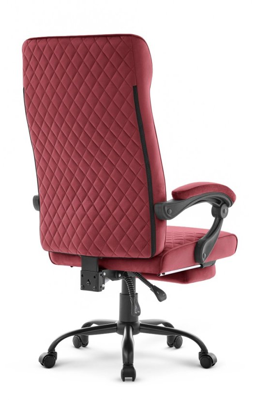 Ergonomická kancelářská židle HC-1030 s pružinovým sedákem a nosností 120 kg – vínová