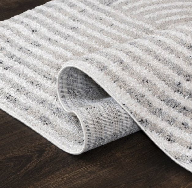 Dizajnový koberec v krémovo sivej farbe Athos