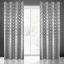 Stílusos ezüst ringlis sötétítő függöny 140 x 250 cm