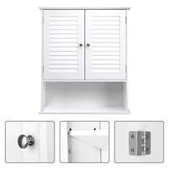 Viseča kopalniška omarica iz MDF 60 x 70 x 20 cm