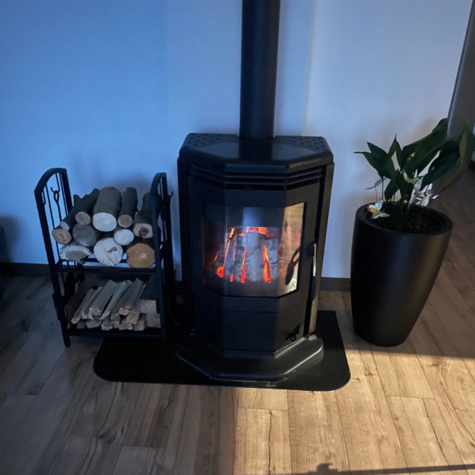 Kaminholzständer 4in1 mit Zubehör