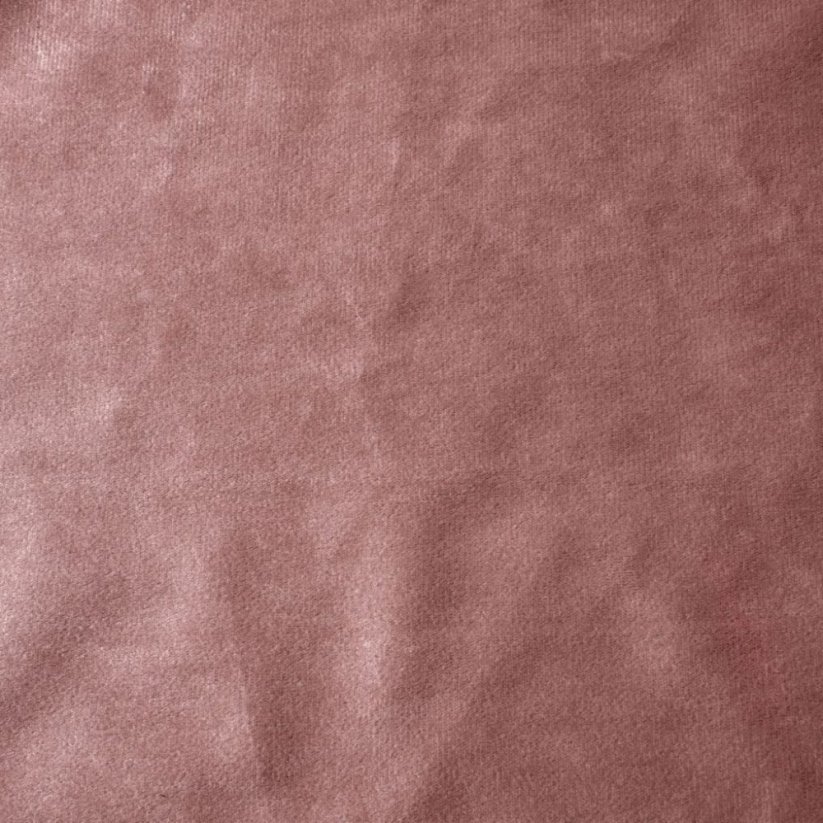 Egyszínű rózsaszín bársonyfüggöny ráncolószalaggal 140 x 270 cm