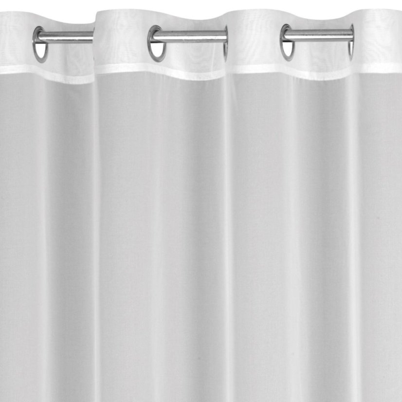 Elegáns sifon függöny karikákra