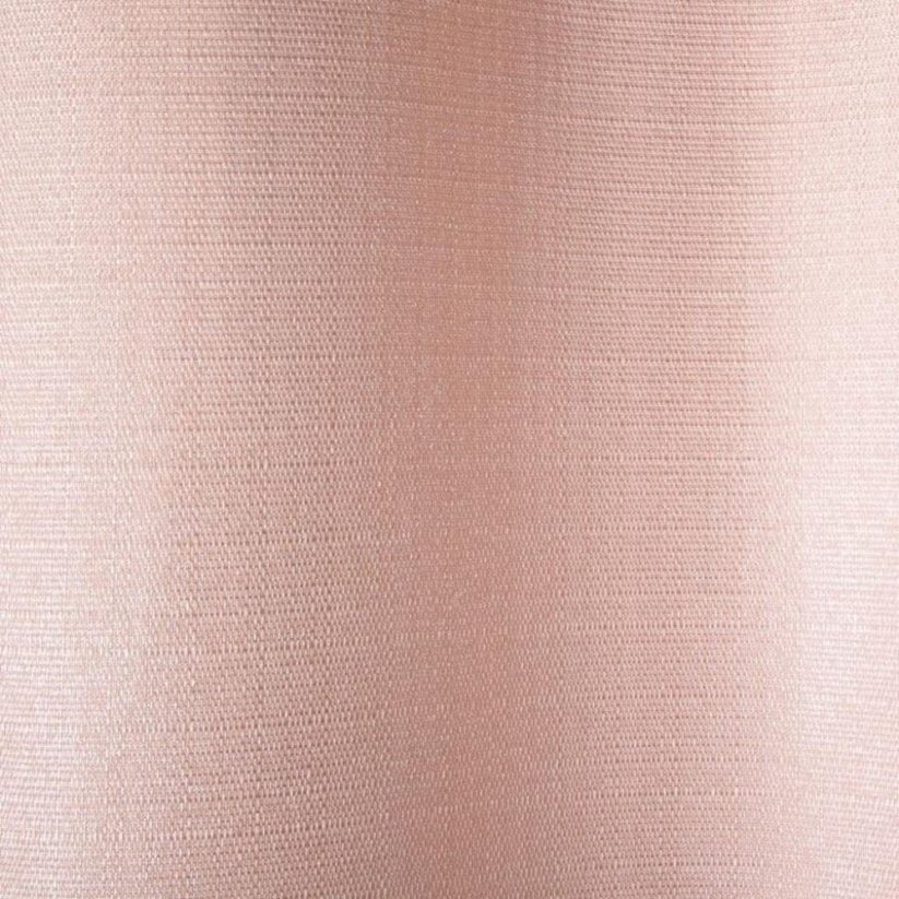 Svetleča pudrasto roza okenska zavesa 140 x 250 cm