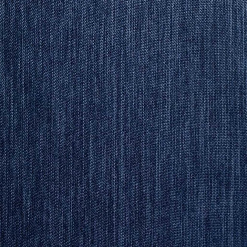 Jednoduchý záves v modrej farbe so zavesením na kruhy 140 x 250 cm