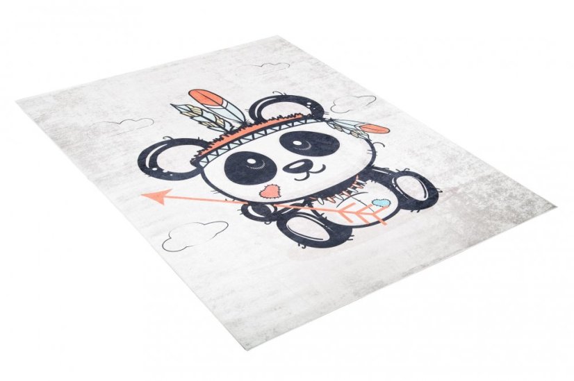 Kinderteppich mit dem Motiv eines niedlichen indischen Pandas