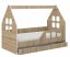 Къщичка за детско легло с чекмедже 160 x 80 cm от дъб сонома вдясно