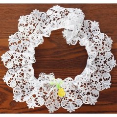 Декоративна дантела за великденска кошница в няколко размера