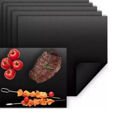 Satz mit 10 Teflon-Grillunterlagen 40 x 33 cm