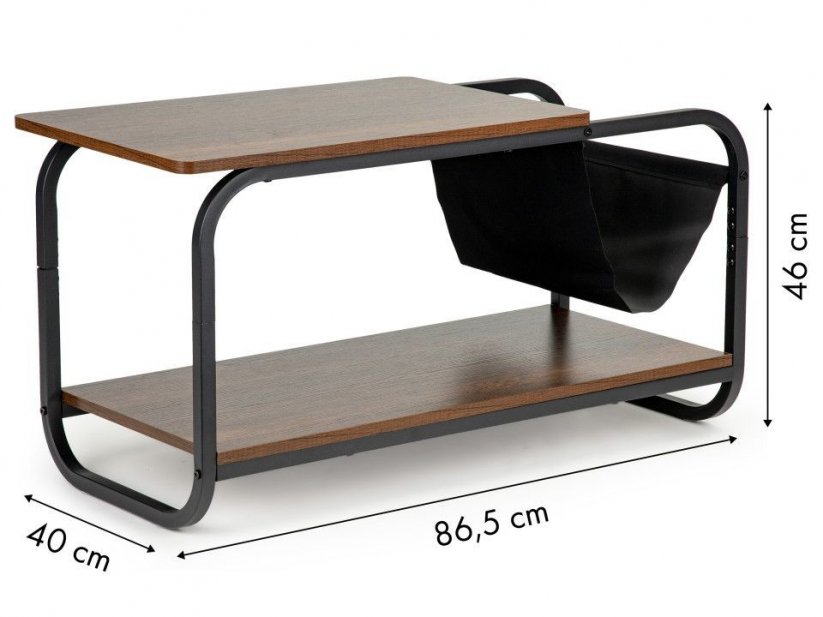 Dvouúrovňový konferenční stolek v moderním provedení