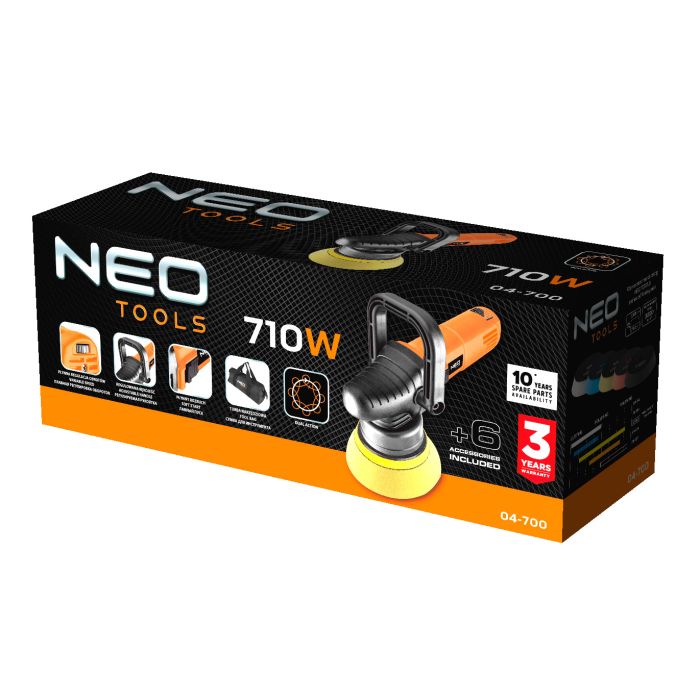 Dvojčinná leštička 710W, 04-700 NEO