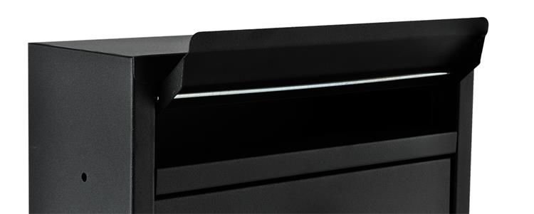 Briefkasten schwarz