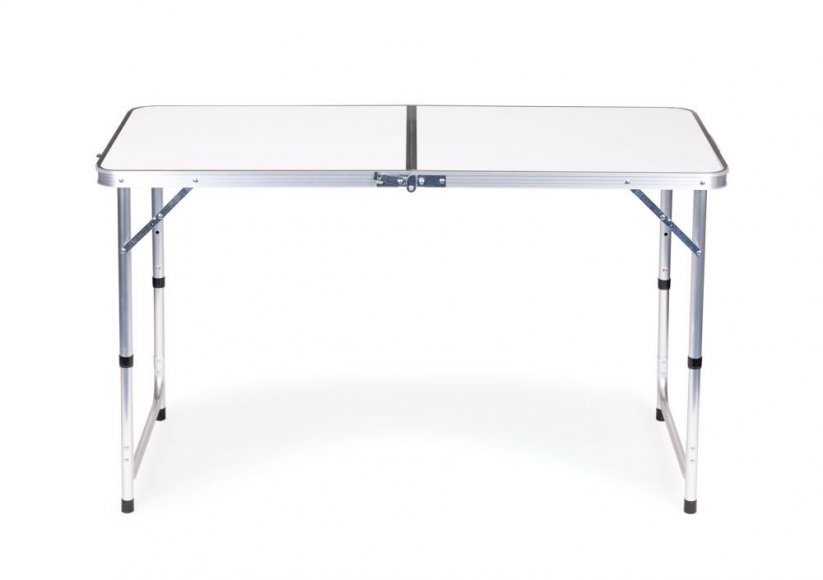 Skládací cateringový stůl 119,5x60 cm bílý