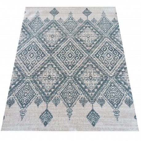 Skandináv szőnyeg mentazöld mintával