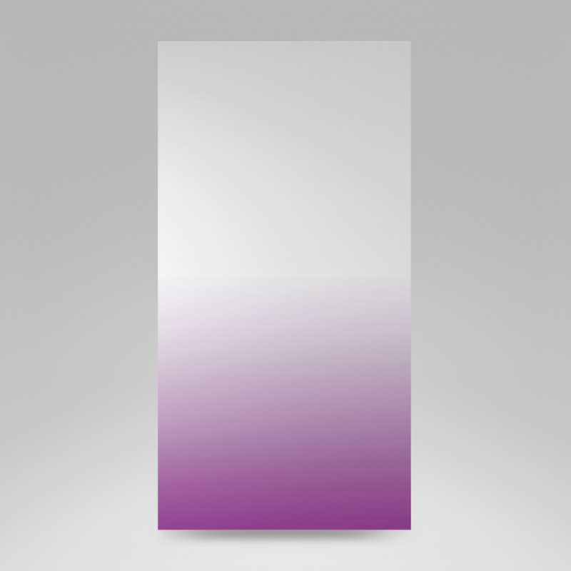 Unikátní závěsy do obýváku šité na míru s fialovým ombré efektem