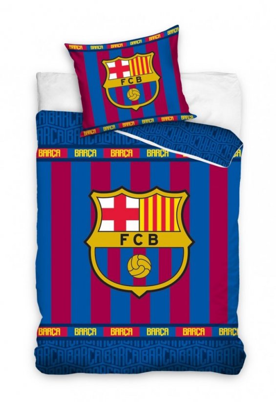 Lenjerie de pat model FC Barcelona