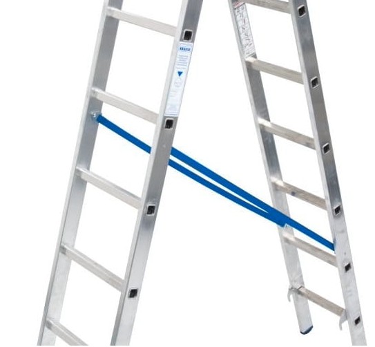 Dvojdielny hliníkový rebrík 2 x 12 stupňov