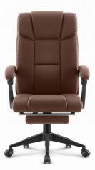 Офис стол HC-1029 BROWN с поставка за крака