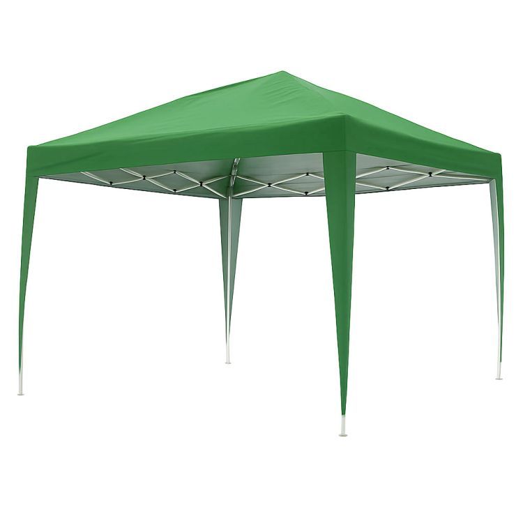 Kerti pavilon sátor 3x3 m, automatikusan kinyíló tetővel