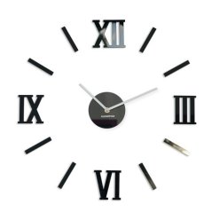 Wanduhr in Schwarz
